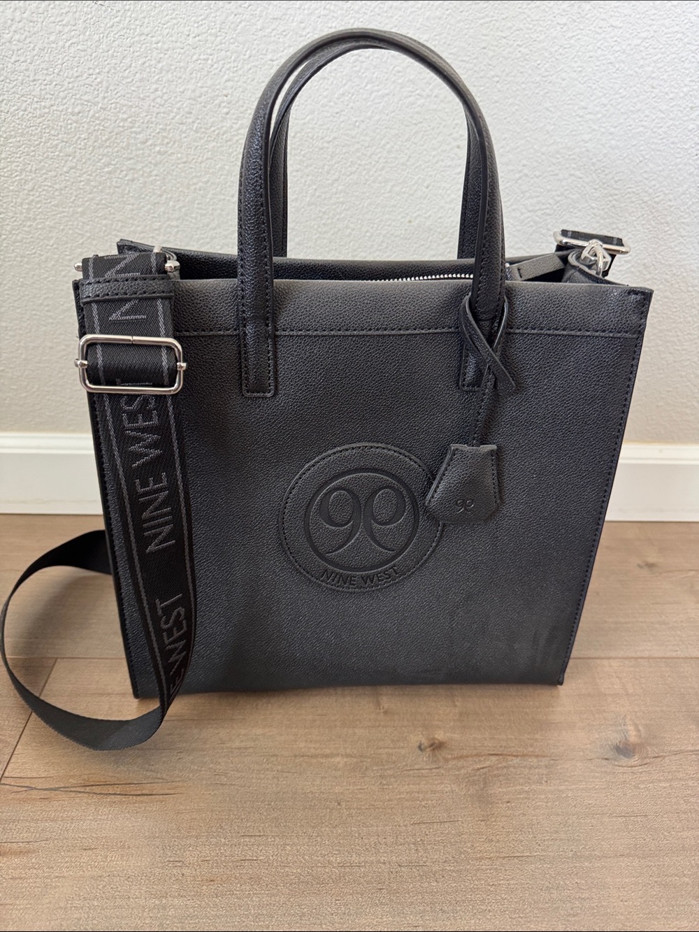 New Black Nine West Handbag